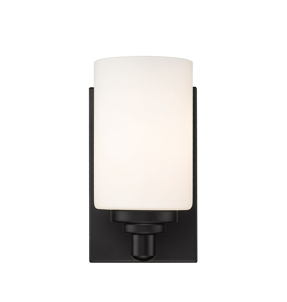 Soledad 1 Light Wall Sconce in Matte Black Finish