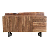 Bent Sideboard in Natural Acacia Wood