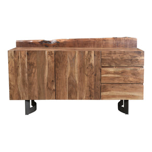 Bent Sideboard in Natural Acacia Wood