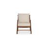 Moe's Mayne Accent Chair with Cream Cushions