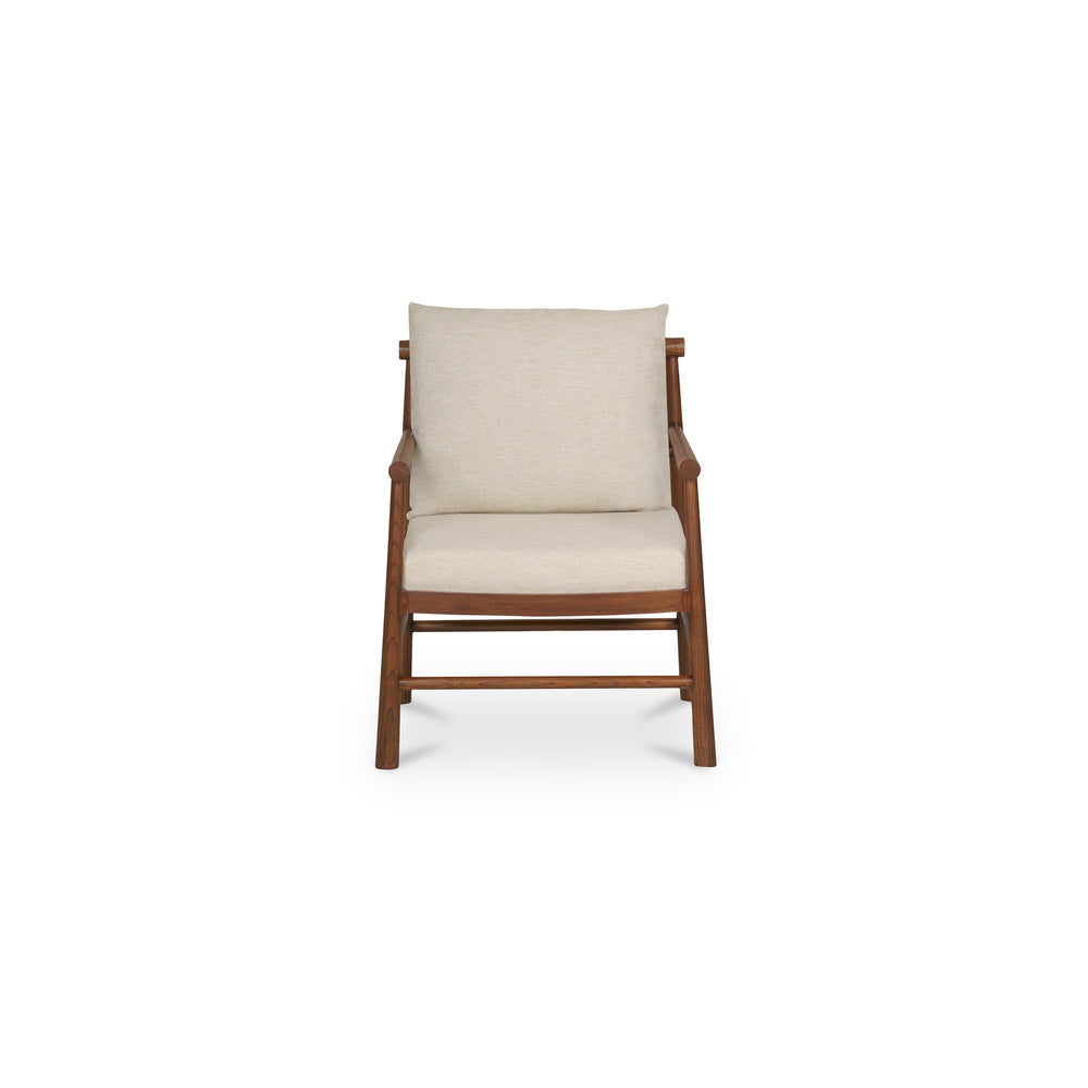 Moe's Mayne Accent Chair with Cream Cushions