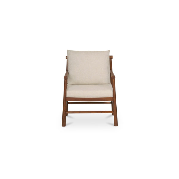 Moe's Mayne Accent Chair with Cream Cushions