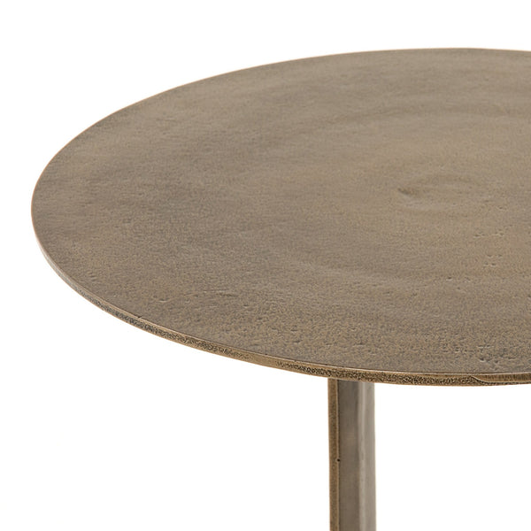 Douglas End Table In Aged Bronze