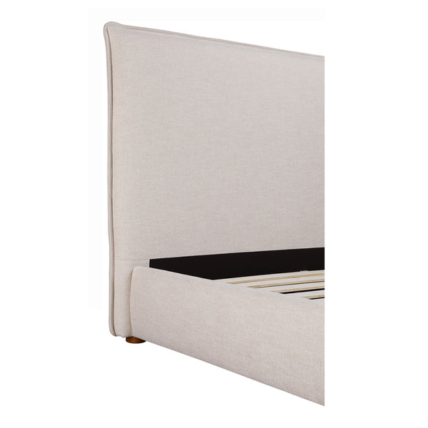Moe's Luzon King Bed Tall Headboard in Beige