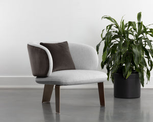GARRY LOUNGE CHAIR - SAN REMO WINTER CLOUD / MEG ASH