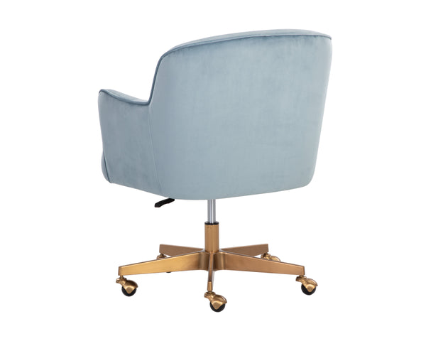 KARINA OFFICE CHAIR - CORNFLOWER BLUE SKY