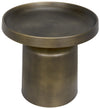 Lee Side Table, Aged Brass