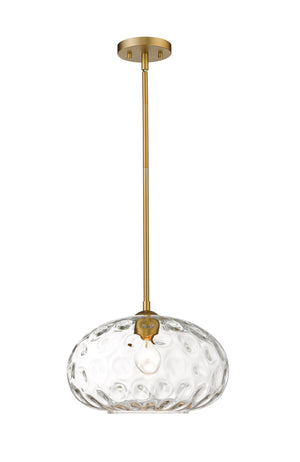 Chloe 1 Light Pendant in Olde Brass Finish