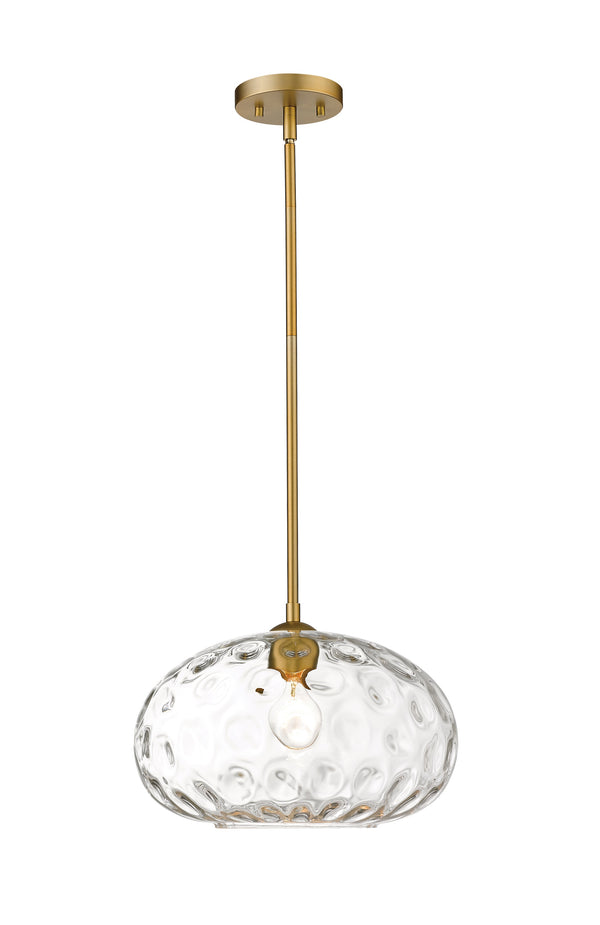 Chloe 1 Light Pendant in Olde Brass Finish