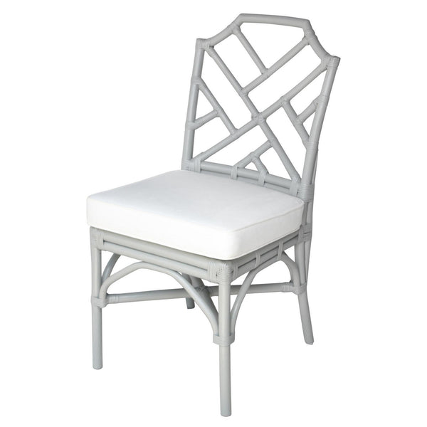 Kara Rattan Chair In Gray