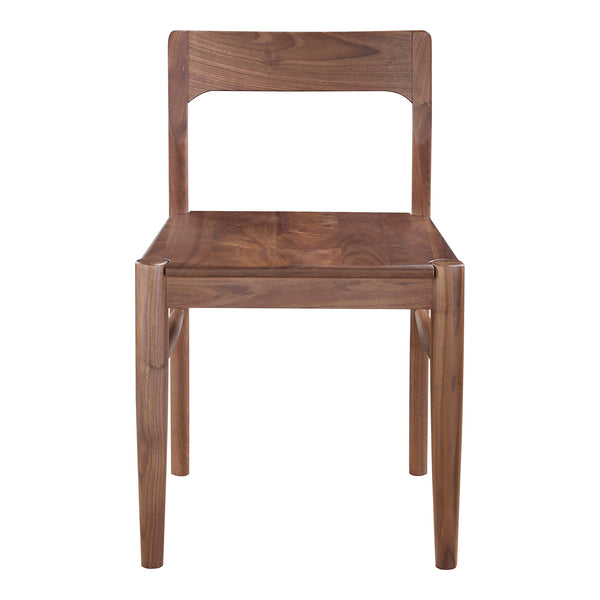 Moe's Owing Dining Chair Walnut Brown - Set of 2
