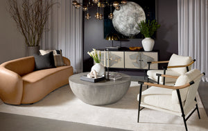 MEADOW ARMCHAIR - HEATHER IVORY TWEED