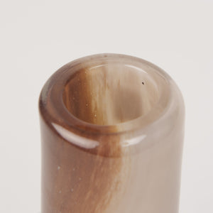 Marans Short Amber Multi-Color Glass Vase