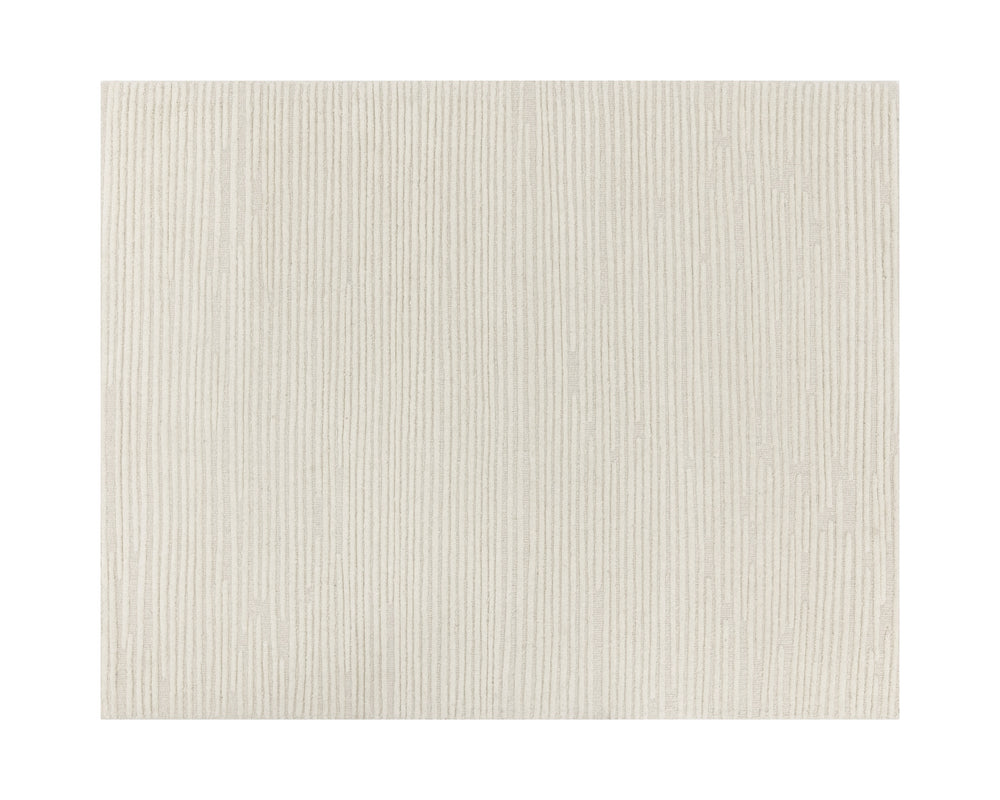 DEVA HAND-WOVEN RUG - IVORY - 8' X 10'