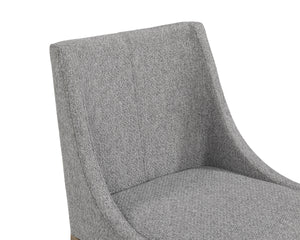 DIONNE DINING CHAIR - MONUMENT PEBBLE