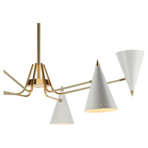 Pointu Chandelier - White