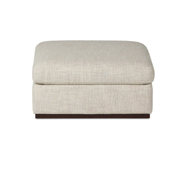 Colt Sectional Ottoman In Canton Dove-Aged Sienna