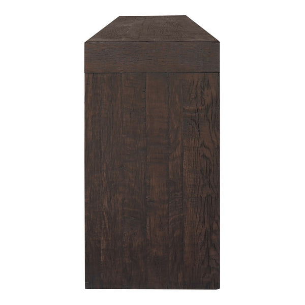 Moe's Evander Console Table in Rustic Brown
