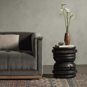 Judah End Table In Rubbed Black