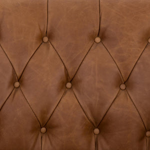 Williams Leather Sofa-75"-Nat Wash Camel