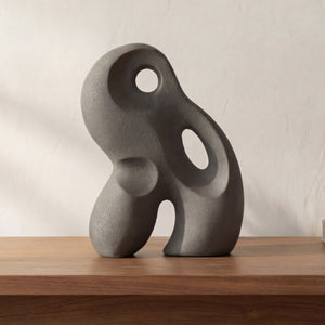 Moe's Dara Ecomix Sculpture Charcoal Grey