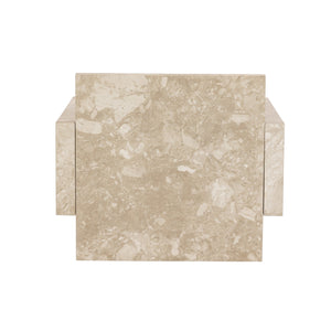 Romano End Table - Lunar Marble