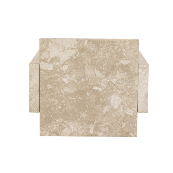 Romano End Table - Lunar Marble