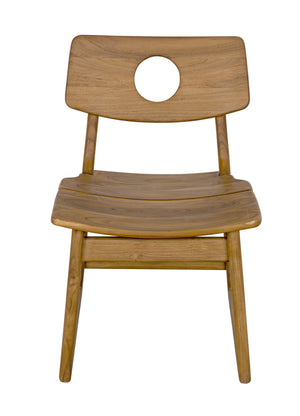Buraco Teak Chair with Satin Gloss Finish