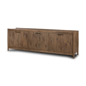 Glenview 6 Door Sideboard In Weathered Oak