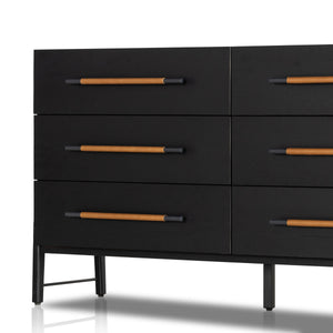 Rosedale 6 Drawer Dresser in Ebony Oak