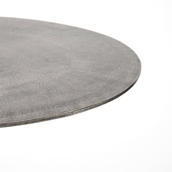 Simone Bar Table In Raw Antique Nickel