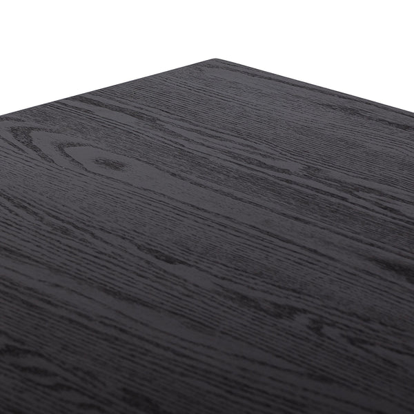 Millie Dining Table - Drifted Matte Black Veneer