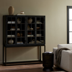 Palmer Cabinet in Charcoal Oak Veneer