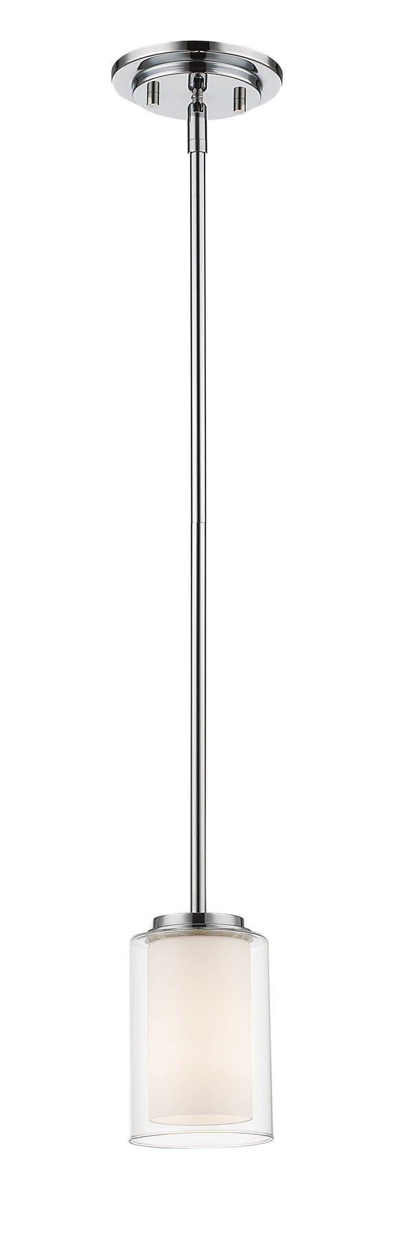 Willow 1 Light Mini Pendant in Chrome Finish