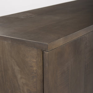 West 82.0L x 18.0W x 34.0H Wooden Angular Sideboard
