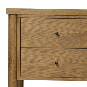 Roark Media Console - Amber Oak Veneer