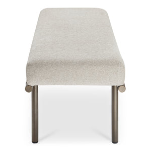 Moe's Carson Dining Bench in Beige