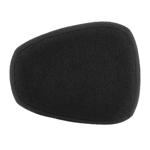 Carlese Boucle Small Ottoman, Palladian Charcoal