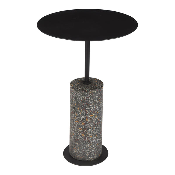 Moe's Lillith Accent Table Black Terrazzo Base