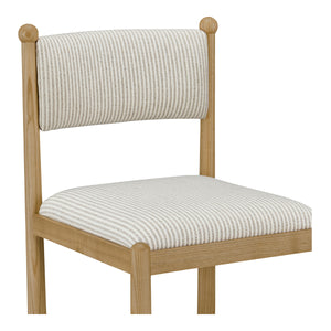 Villetta Dining Chair Set - Striped Upholstery
