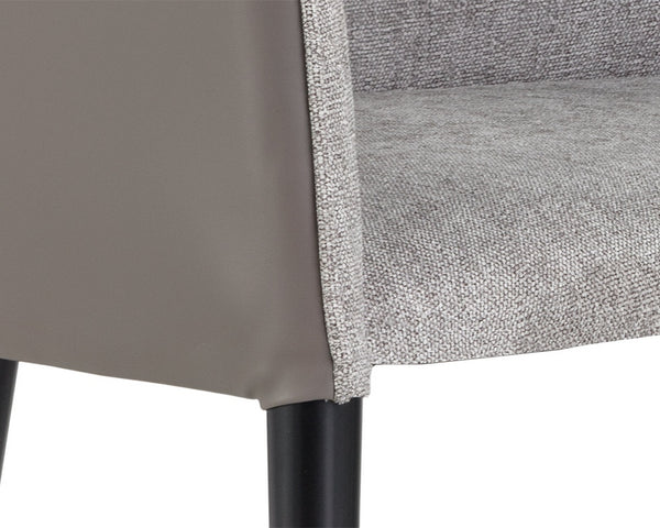 Asher Dining Chair - Flint Grey / Napa Taupe