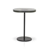 Vinia End Table In Light Blue Cast Glass