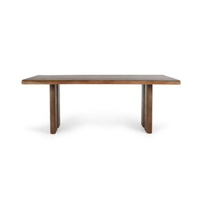Holmes Solid Mango Wood Dining Table - Artisan Brown
