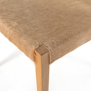 Villa Dining Chair In Light Hair On Hide