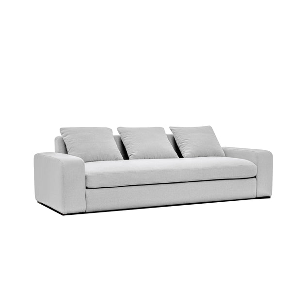Moe's Thomas Grey Sofa with Feather Blend