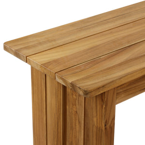 Chapman Outdoor Console Table - Natural Teak-FSC