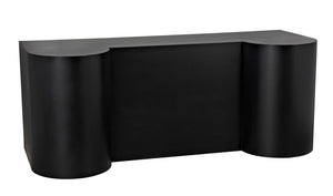 Concierge Desk, Black Steel