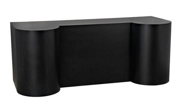 Concierge Desk, Black Steel