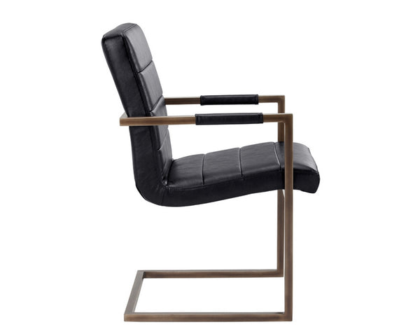 JAFAR ARMCHAIR - VINTAGE BLACK