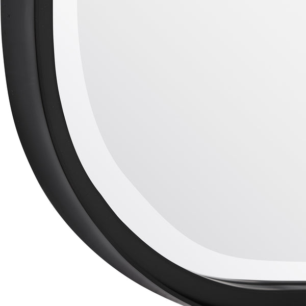 Concord Black Tall Iron Mirror